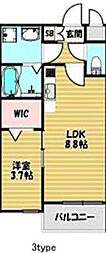 間取図画像 1LDK