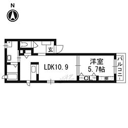 間取図画像 1LDK