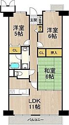 間取図画像 3LDK