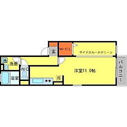 ストーク小野原A 1LDKの間取図画像