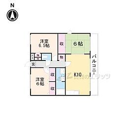 フレーバーフラッツ 3LDKの間取図画像