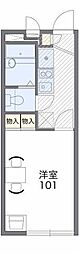 レオパレスレジデンス南春日丘 1Kの間取図画像