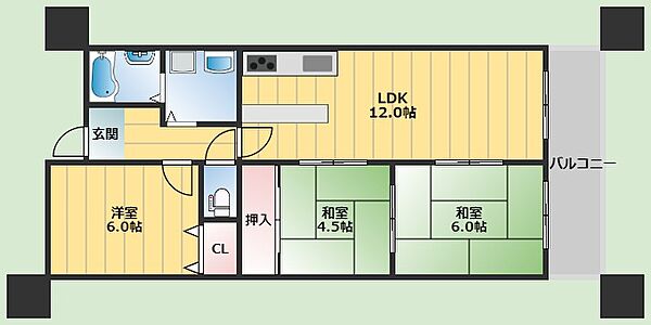 同じ建物の物件間取り写真 - ID:227080134880