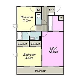 植田山ミルキーウェイ 2階