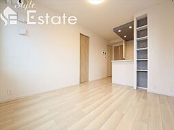 名鉄名古屋本線 桜駅 徒歩5分の賃貸アパート 2階1LDKのリビング/ダイニング