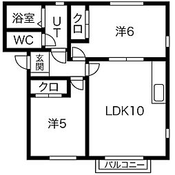 プロヴァンス 2階/-