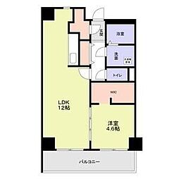フォレスティア桜山 1LDKの間取図画像