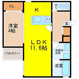 クラージュ吹上 3階/-