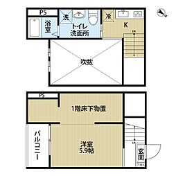 BleuCiel千竈通 1階/-