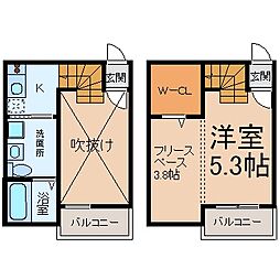 熱田スカイタワー31F 1SKの間取図画像