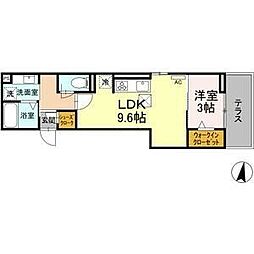 ベンティ 明治 1階/-