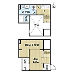 ange 1SKの間取図画像