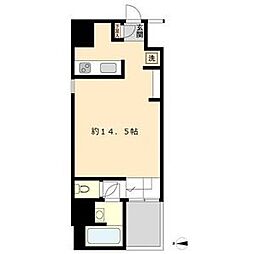 S-FORT六番町 1Kの間取図画像