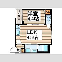 ソレイユ柵下 3階/-