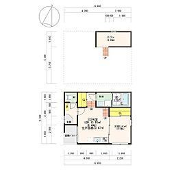 グリュッグ神宮西 1LDKの間取図画像