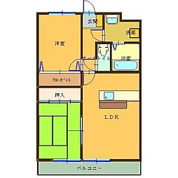 WINDOM-T3 2LDKの間取図画像