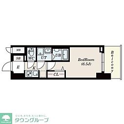 名古屋市営鶴舞線 上前津駅 徒歩3分の賃貸マンション 6階1Kの間取り