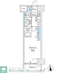 名古屋市営鶴舞線 浄心駅 徒歩4分の賃貸マンション 1階1Kの間取り