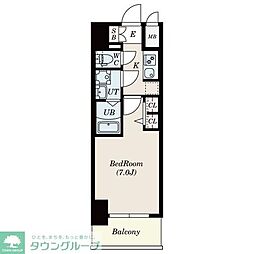 S-RESIDENCE金山三丁目 12階1Kの間取り