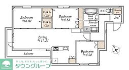間取図画像 3LDK