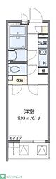CLEINOYUKA3 1Kの間取図画像