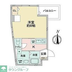 サン・名駅南ビル 5階1Kの間取り