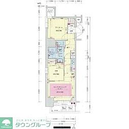 名古屋市営桜通線 久屋大通駅 徒歩6分の賃貸マンション 8階2LDKの間取り