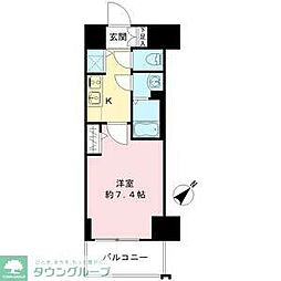 エスリード新栄グランラグジェ 12階1Kの間取り