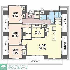 物件の間取り