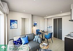 名古屋市営名城線 志賀本通駅 徒歩4分の賃貸アパート 2階1LDKのリビング/ダイニング