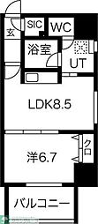 さくらヒルズニシキプラチナムレジデンス 1LDKの間取図画像
