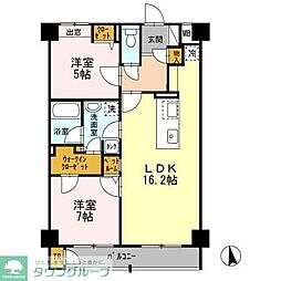 TRI-STAGE 2LDKの間取図画像