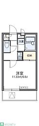レオパレス高畑東 1Kの間取図画像