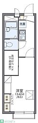 レオパレス五女子 1Kの間取図画像