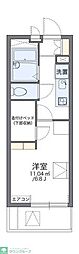 レオパレス金城 1Kの間取図画像