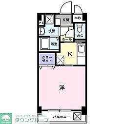 グランレジーナ 1Kの間取図画像