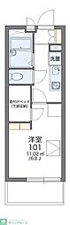 レオパレス柳森 1Kの間取図画像