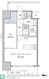 パークアクシス名古屋山王橋 1LDKの間取図画像