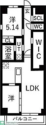 アーチレジデンス川名駅前 2LDKの間取図画像