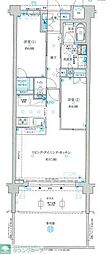 ドルチェヴィータ名古屋則武 2LDKの間取図画像