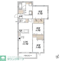 物件の間取り
