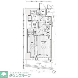 エステムコート名古屋上前津 1DKの間取図画像