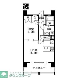 KAMIMAEZURISE 1LDKの間取図画像