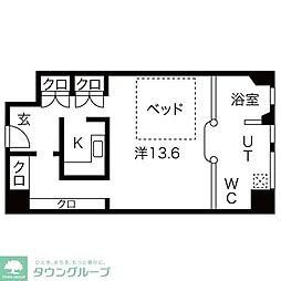 プリンセス姫ラグジュアリースイート 1Kの間取図画像