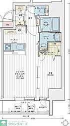 名古屋市中区丸の内2丁目マンション 1LDKの間取図画像