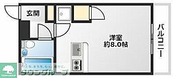 太田ビルワコーエレガンス本郷台 ワンルームの間取図画像