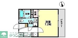 T・STYLE辻堂 1Kの間取図画像