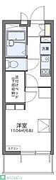 レオパレス湘南町屋 1Kの間取図画像