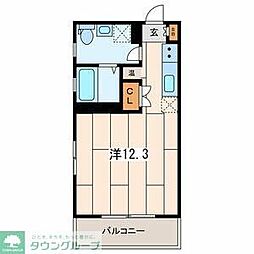 プレジャー湘南 ワンルームの間取図画像