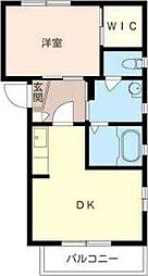湘南ファレ 1LDKの間取図画像